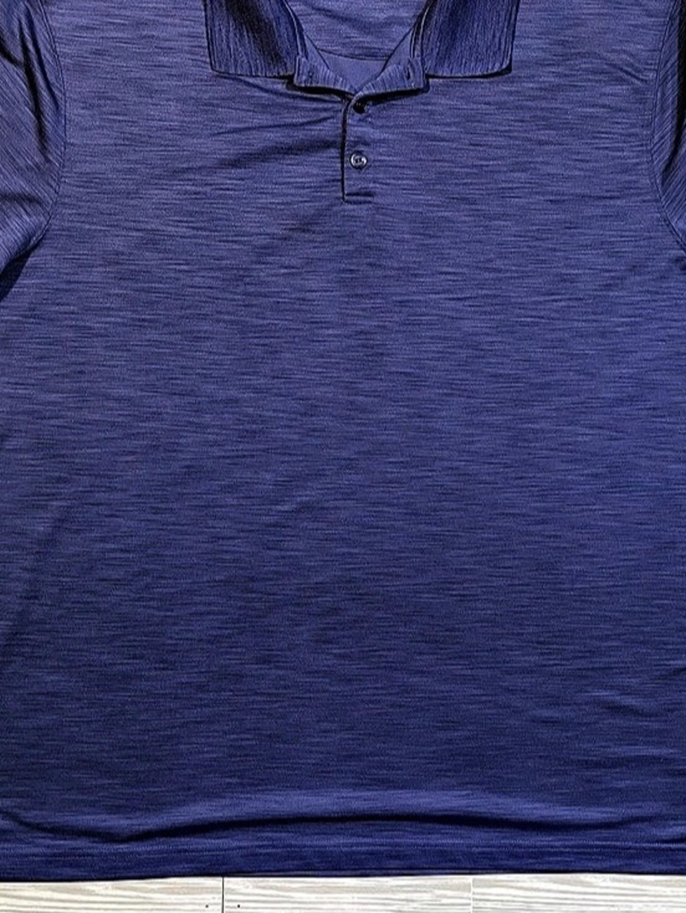 Haggar Cool 18 Pro Polo Shirt Blue Polo Shirt Like New 3X